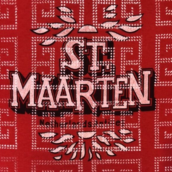 2000’s Rolland Berri Create vintage St. Maarten tee w screenprinted overlay | M - Picture 2 of 9